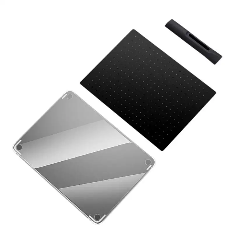 R53C Drawing Tablet Bundles for CTC4110WL CTC6110WL Clear Screen Overlays, Grip Pen Case Toughes Protective Sleeve