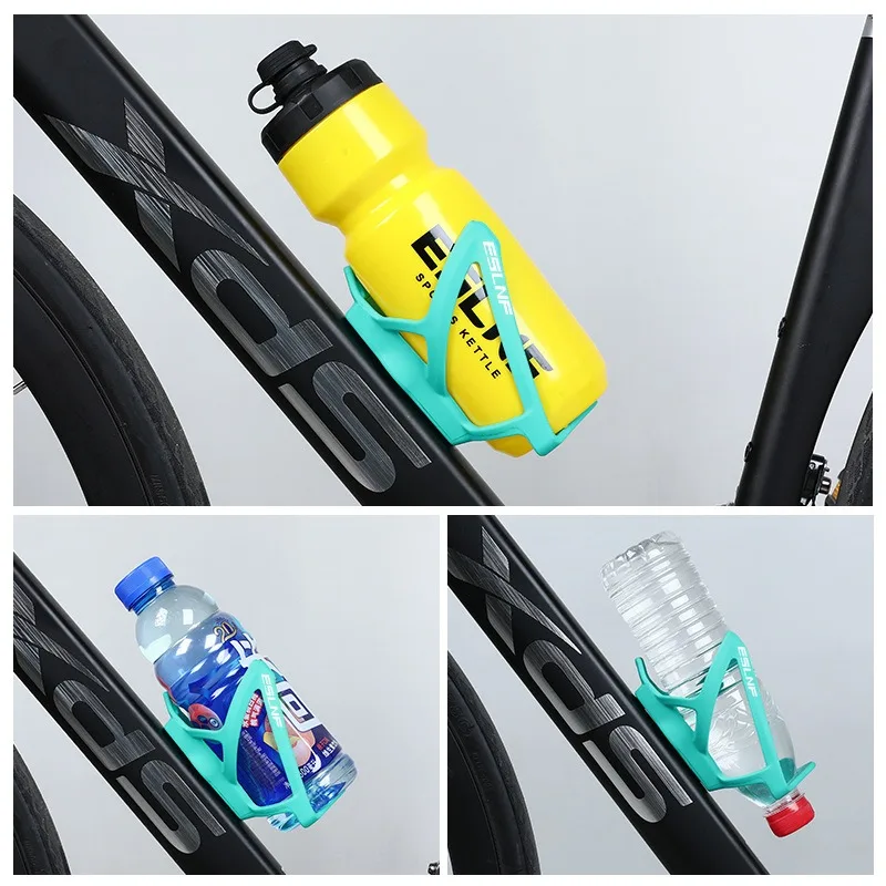 Bike Bottle Cages Road Bicycle Water Bottle Holder Solid Color Lightweight Mountain Cycling Bottle Bracket Bicycle Accessory