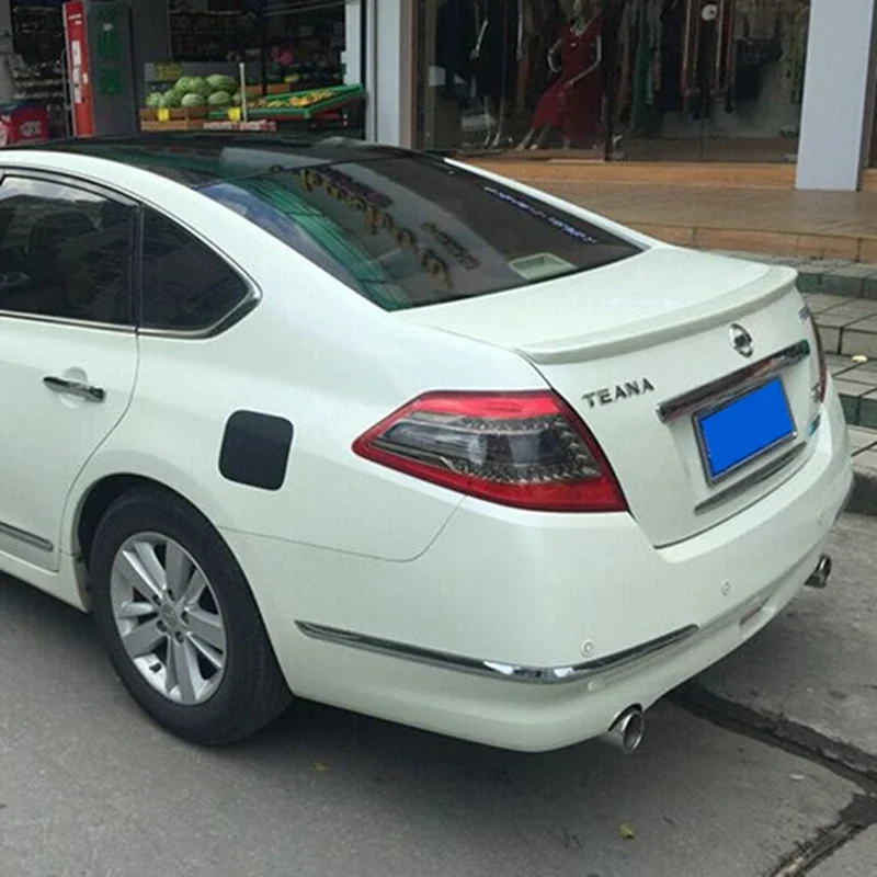 For Nissan Altima Spoiler ABS Material Car Rear Wing Primer Color Altima Rear Spoiler For Nissan Altima Spoiler B 2008-2012