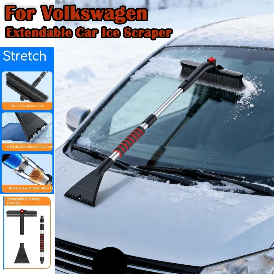 

Для Volkswagen VW Golf 8 MK8 Skoda Octavia 4 A8 MK4 зимний автомобильный очиститель выдвижная лопата для снега скребок для льда щетка съемный инструмент