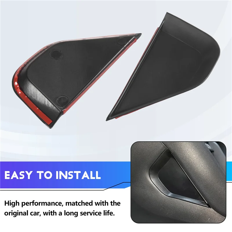 2PCS Car Side Center Control Storage Box Space Plate Plastic Cover Trim Interior Accessories For Skoda Kodiaq 17-22-T61C