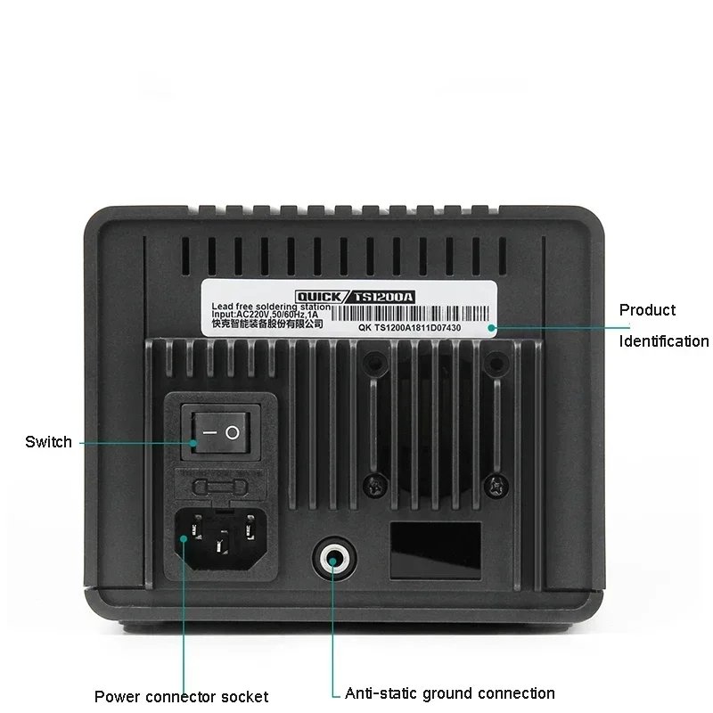 2026/Hot-selling/QUICK 861DW Automatic Smd Lead-free Bga Hot Air Rework Station with Big Power 1000w view 4