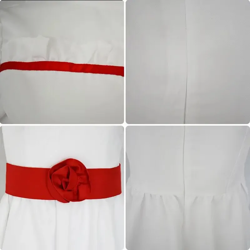 Новый ужасающий костюм невесты Чачи Аннабель для ролевых игр, платье, парик компании, кукла для отдыха, маска для женщин и девочек, злой Хэллоуин