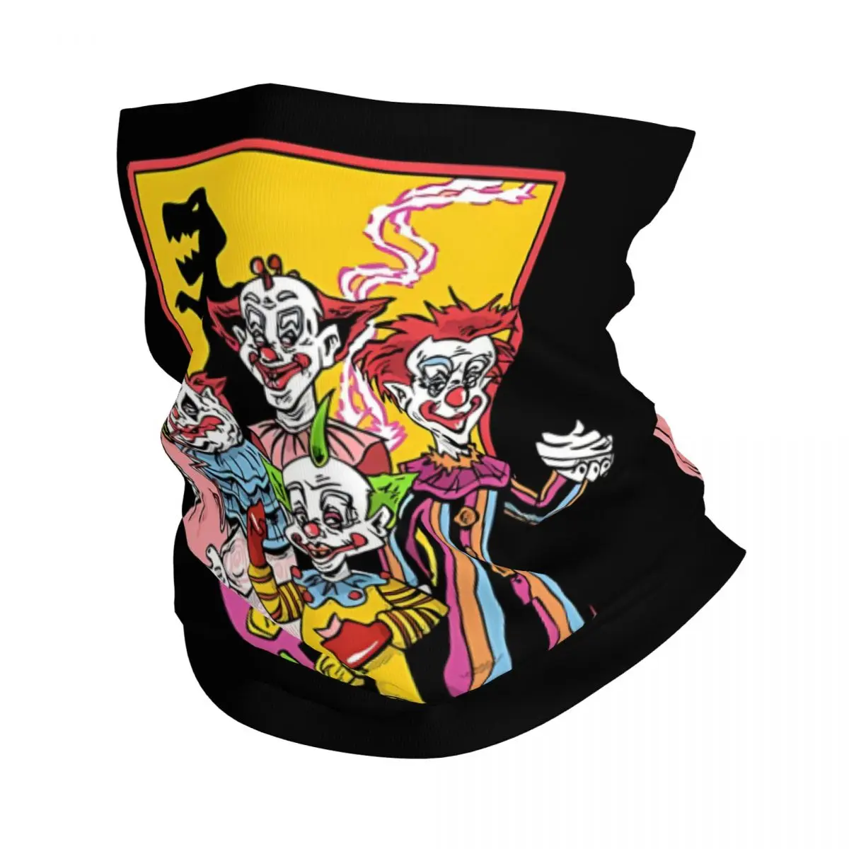 

Тонкая бандана Klowns, Шейная гетра, шарф с принтом клоуна, повязка на голову, шейный чехол