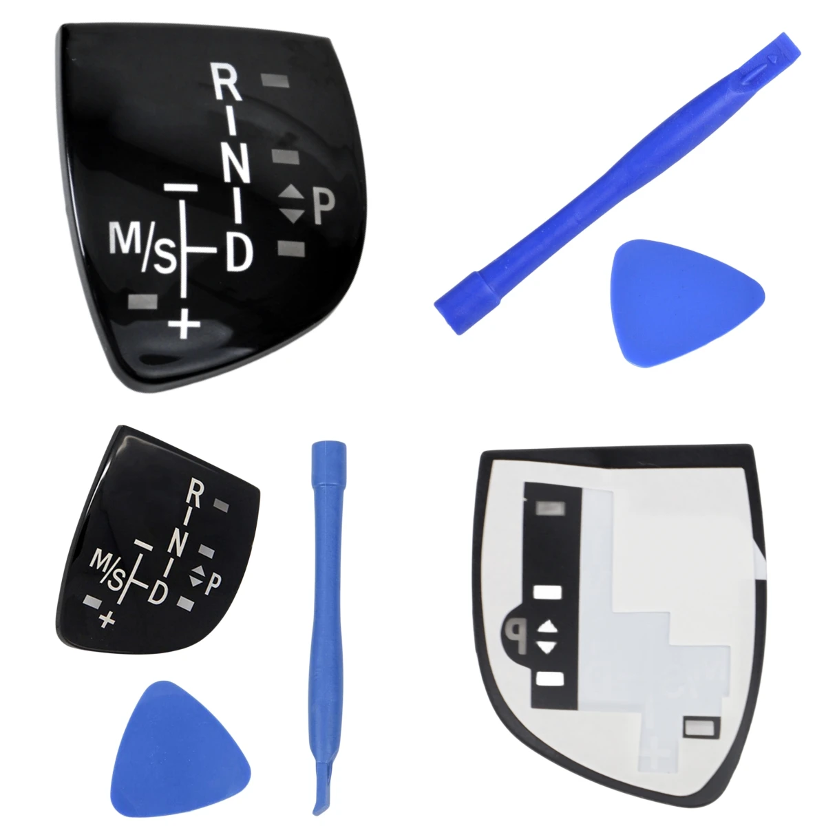 Car Trucks Gear Shift Knob Panel Sticker Cover Parts Set For BMW X1 X3 X5 X6 M3 M5 F01 F10 Interior Accessories Trim Decoration
