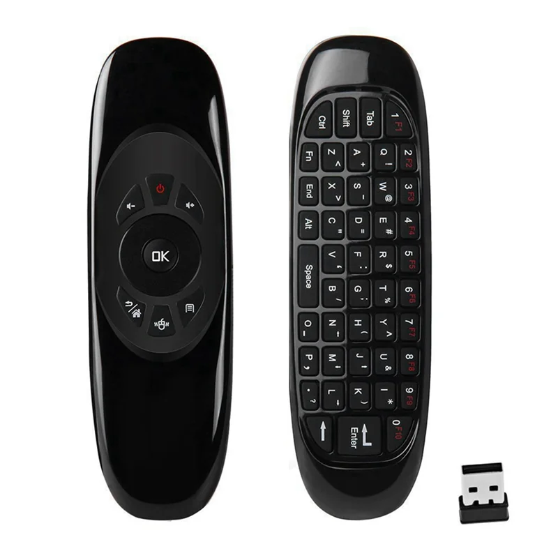 -AT52 2.4G Trasmissione Wireless Telecomando Air Mouse Controllo Vocale Con Tastiera Giroscopio Per MAX A95X F3 Android TV Box