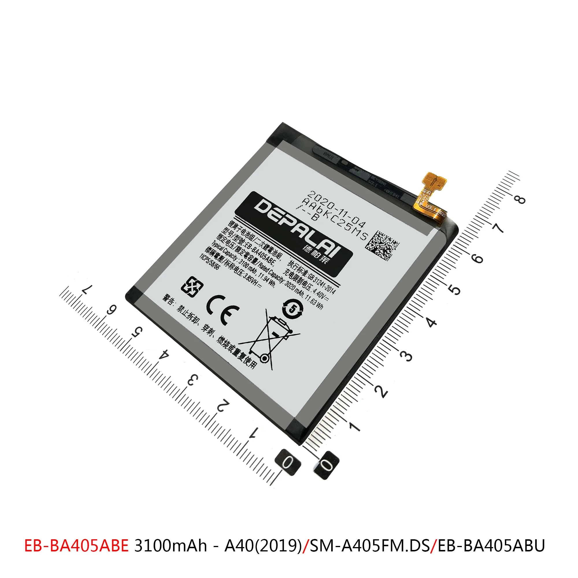 EB-BA405ABE Battery For Samsung Galaxy A40 2019 A405F A41 A415F Batteries EB-BA415ABY EB-BA405ABU Replacement Repair Parts