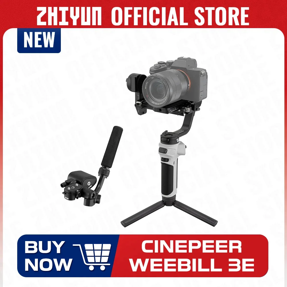 

ZHIYUN Official CINEPEER WEEBILL 3E Handheld Camera Gimbal Stabilizer 3-Axis Cameras Gimbals for DSLR Mirrorless Cameras