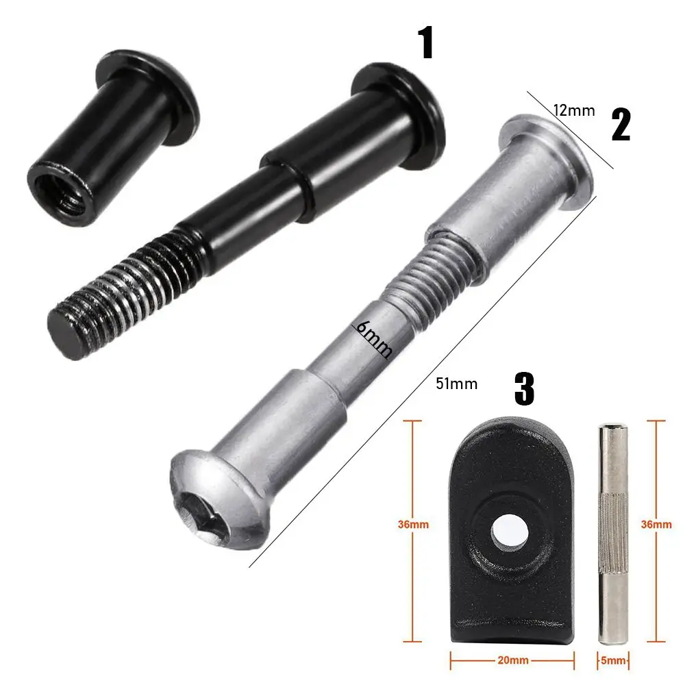 Electric Scooter Hardened Steel Lock Folding Pothook Hook Hinge Repair Parts Fixed Bolt Screws For Xiaomi MIJIA M365