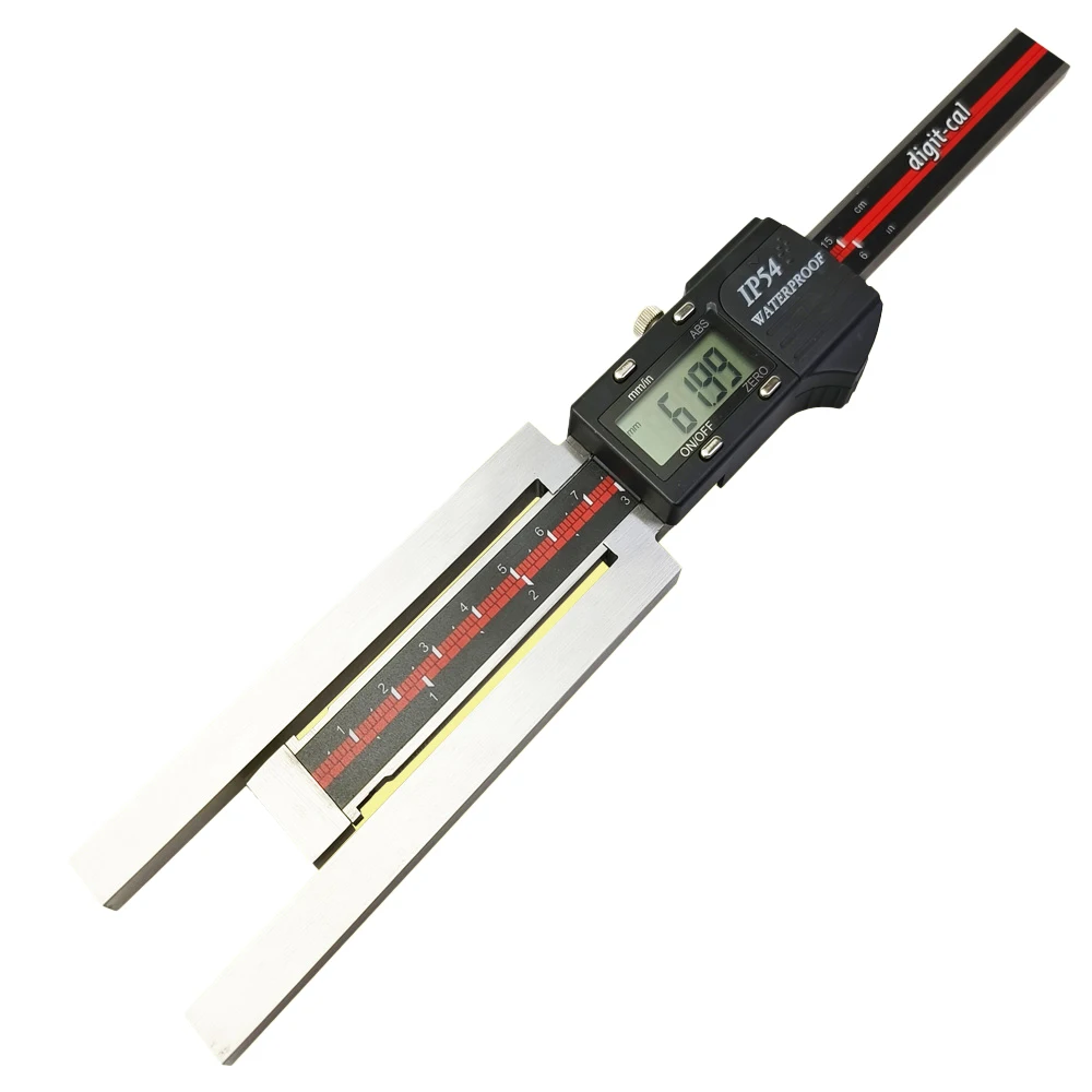 

Boring Bar Measuring Ruler, High-Precision Universal Vernier for Measuring Inner Hole Diameter