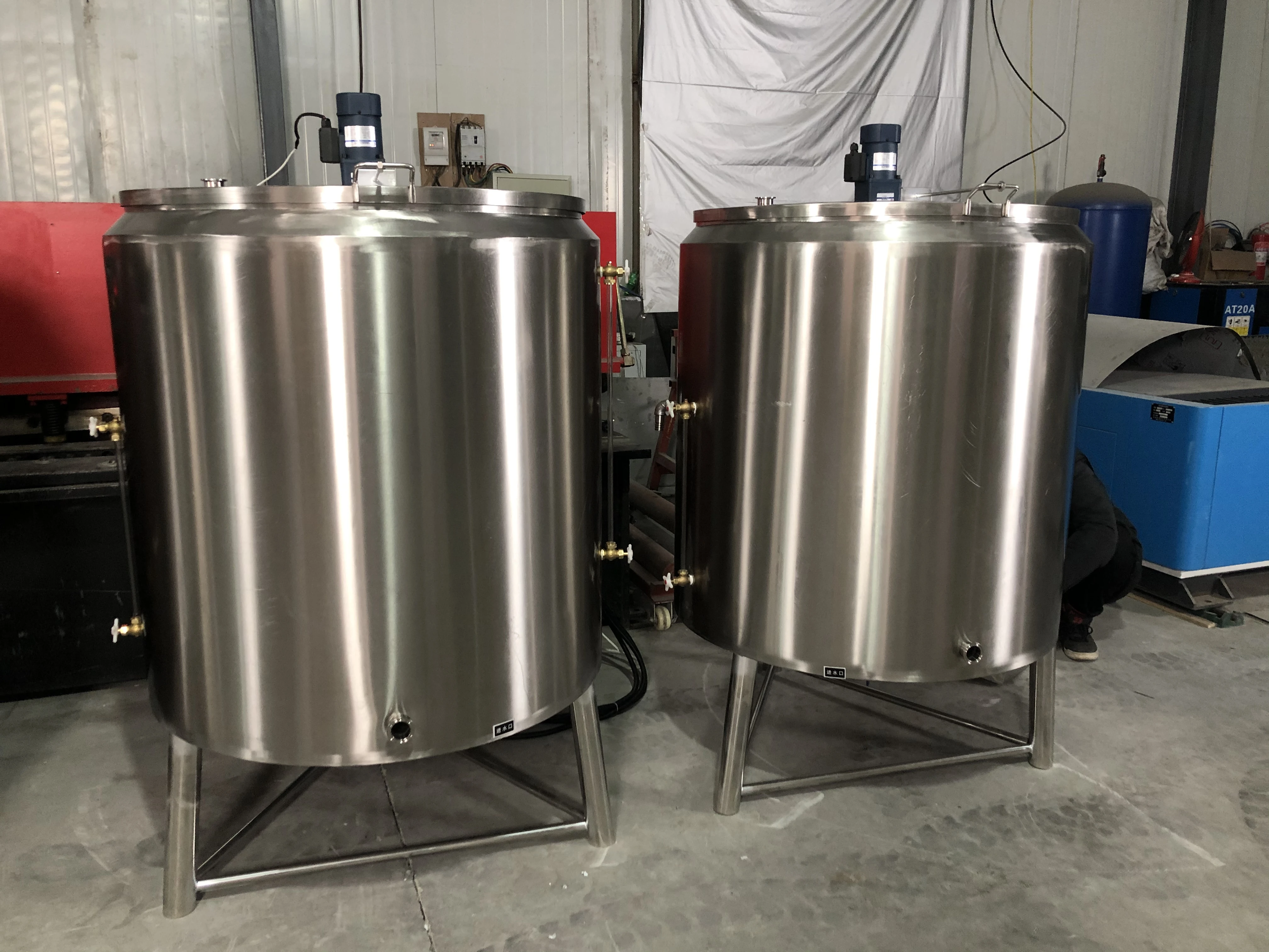 رائجة البيع آلة بسترة عصير الفاكهة مع خزان بسترة آلة التبريد #2