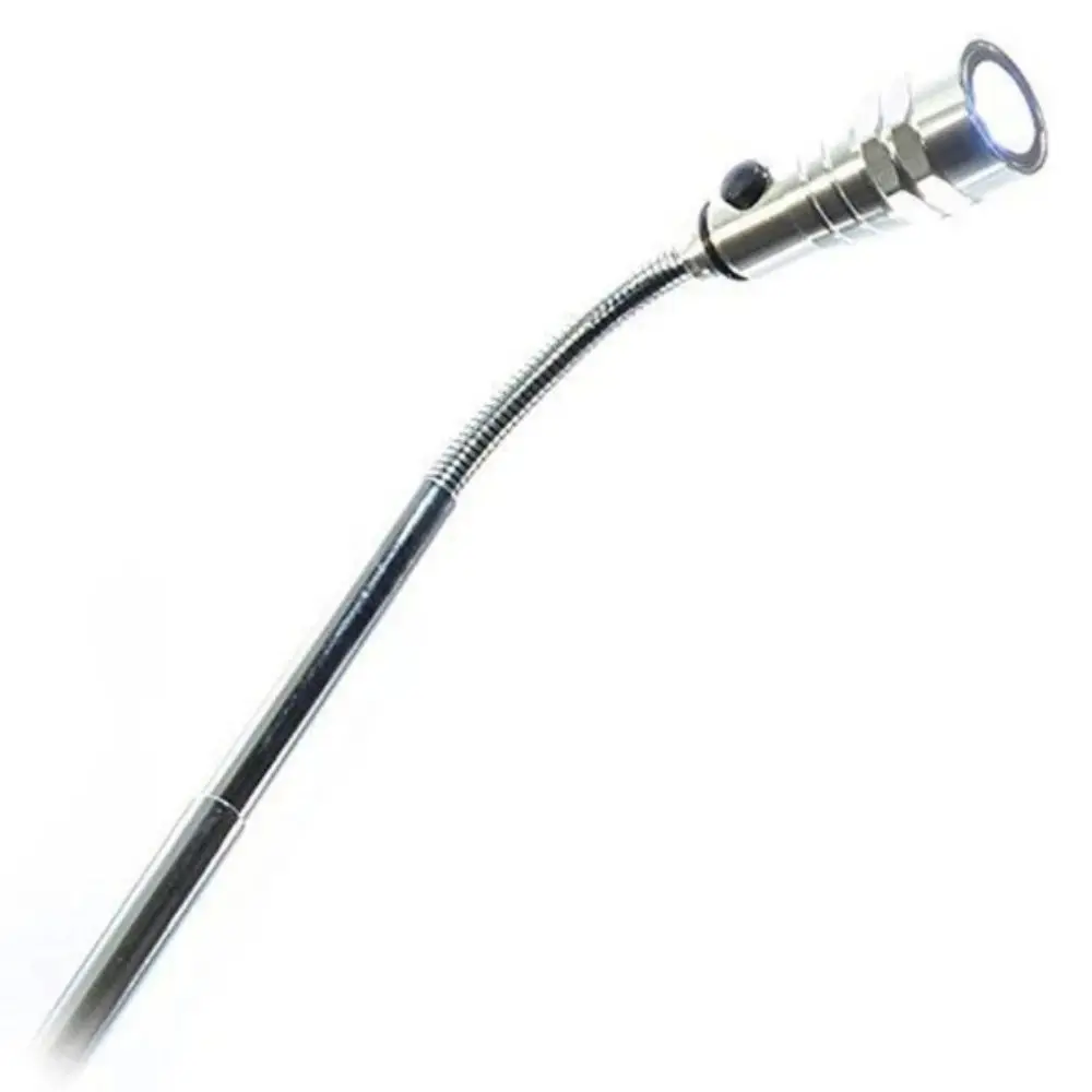 3 LEDs LED Antenna Light Dual Magnet Telescopic Stretching Magnetic Pickup Tool Flexible Extensible Magnetized Head