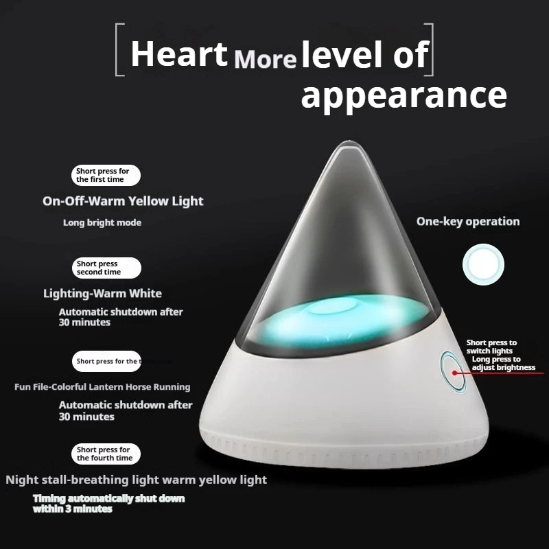 Extremely Simple Style Night Bedroom Atmosphere Light Romantic Bedside High-End Desk Lamp Gift For Girlfriend Best Friend