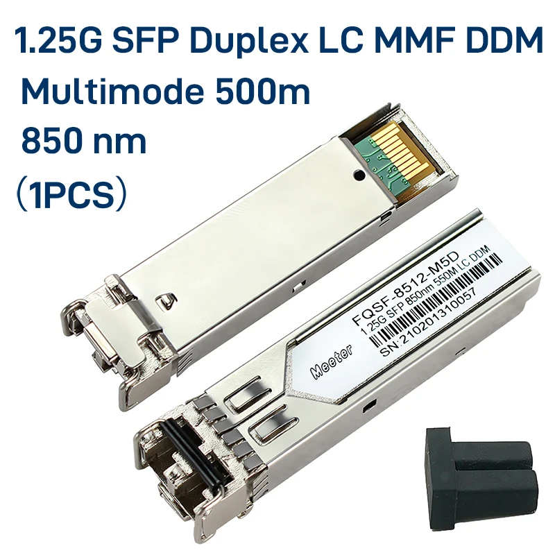 

Многомодовый двухволоконный модуль SFP 1,25G SX, дуплекс LC 850 нм, 550 м, для коммутаторов Cisco, TP-Link, Mikrotik, Huawei, Ubiquiti
