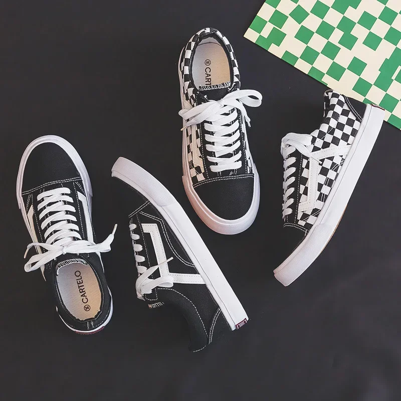 Youth Students Outdoor Jogging Trainers Men Women Girls\' Casual Sneakers Lovers Unisex Canvas Casual Walking Shoes Footwear