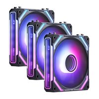 Redragon GCF012 Standard 120mm PC Case Fan,5V 3Pin ARGB Lighting 4 Pin PWM Case Fanfor Radiator/Computer Case Cooling