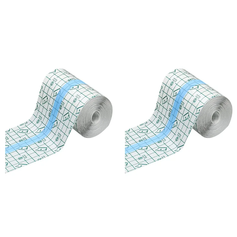 

TKOH-2X водонепроницаемая нашивка для душа, прозрачная эластичная клейкая повязка для татуировок, плавания и душа (4 дюйма x 10 ярдов)