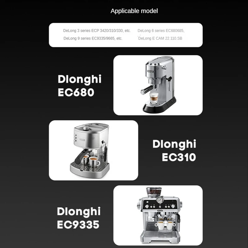 Buse à vapeur pour machine à café Delonghi Dedica EC680/EC685, ECP3420, ECHau35, ECO310, chambre à air en mousse, mousseur à lait