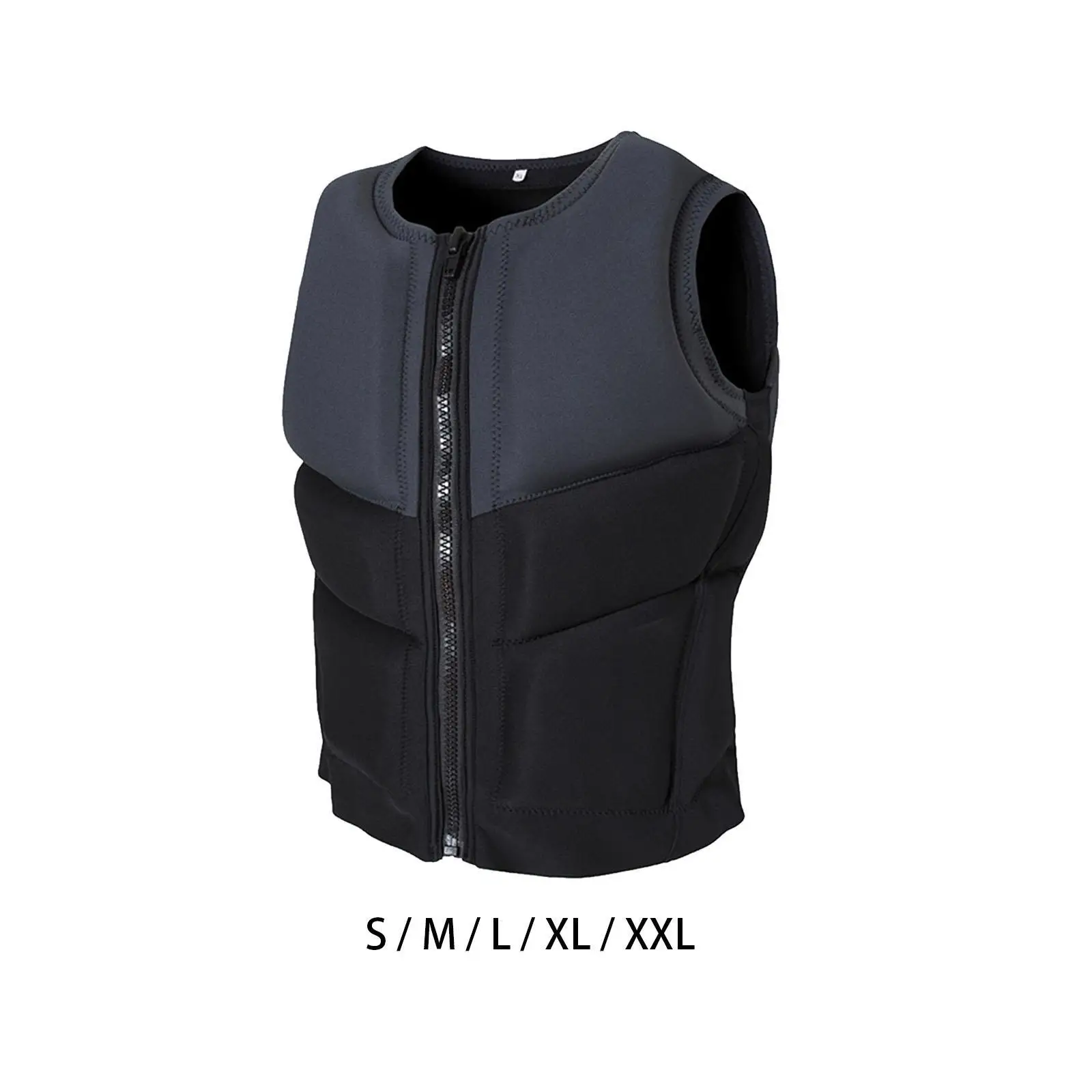 Life Vest Lightweight Compact Multipurpose Portable Waistcoat Water Jacket Life Jacket for Fishing Swimming Boating Sailing Men