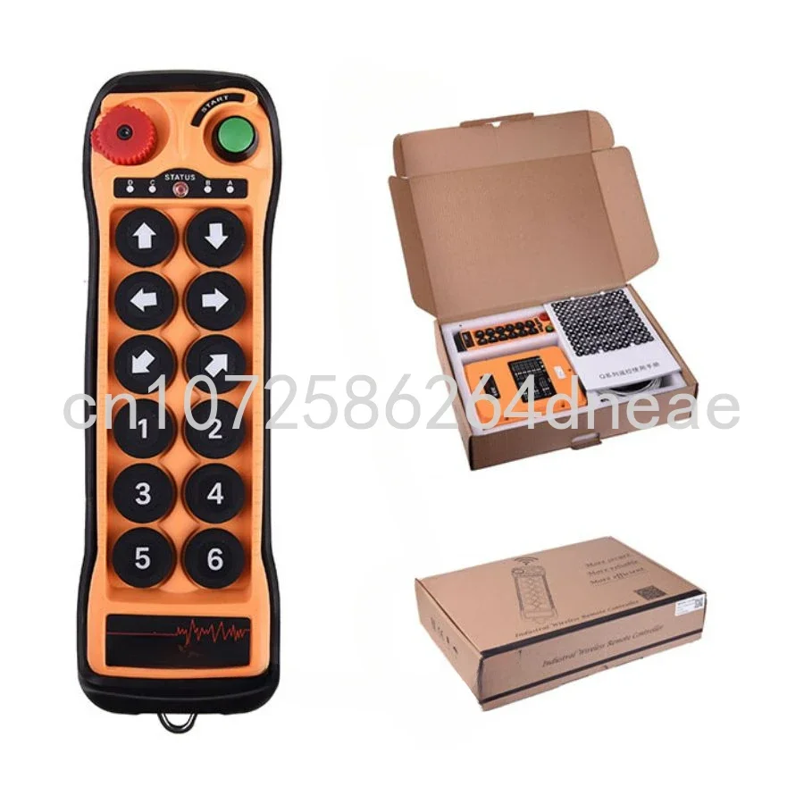 Q1200 12 Button Single Speed Emitter Receiver Custom Industrial Remote Control Waterproof