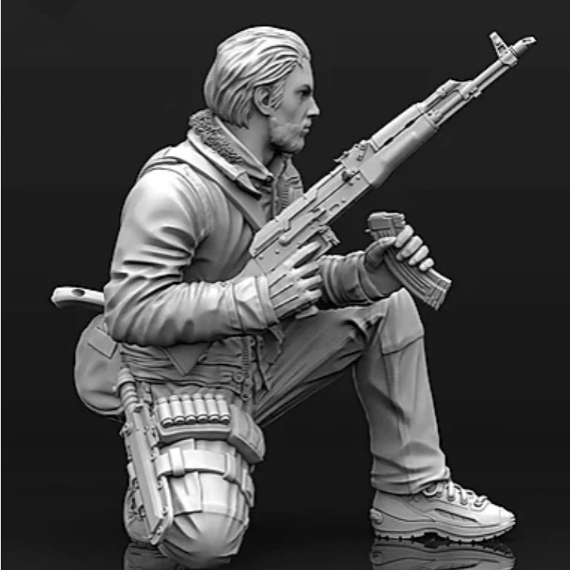 Modelo de figura de resina a escala 1/35, Kits ensamblados, miniatura de Hobby militar moderno, 1 figura, estatua de Diorama sin montar, sin pintar, C537