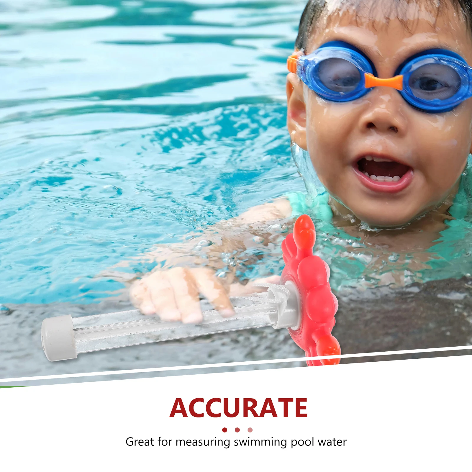 

Floating Thermometer Pool Temperature Red Crab Easy Read Water Thermometers Pond Celsius Fahrenheit Bath Pool