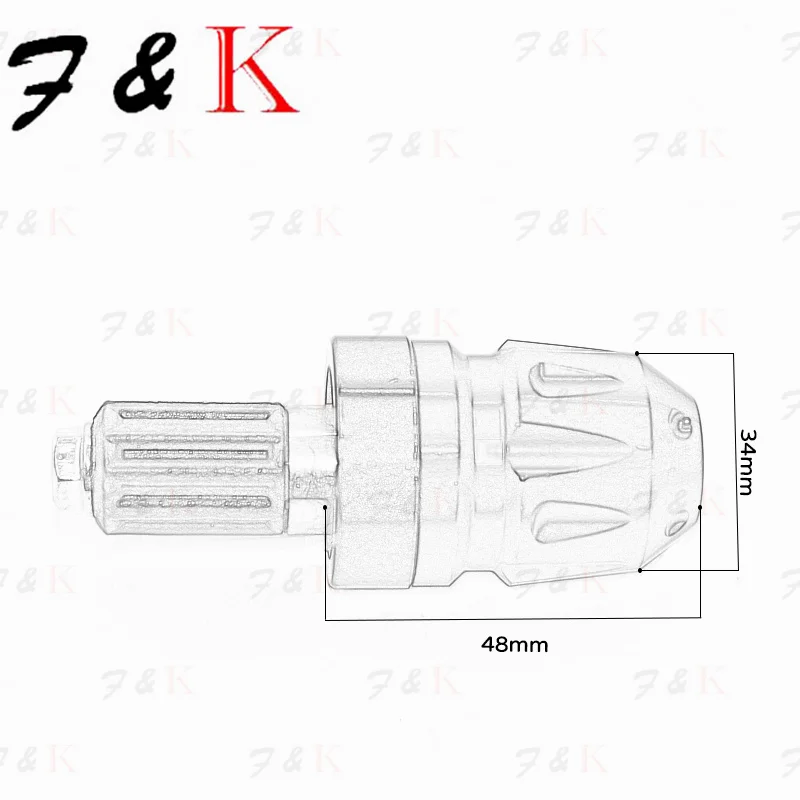 For CFMOTO ZEEHO AE8 AE8 S+ AE2/AE4/AE6/AE4i Steering Balance Block Handle Plug Handle Grips Ends Counterweight Cap Plug Slider