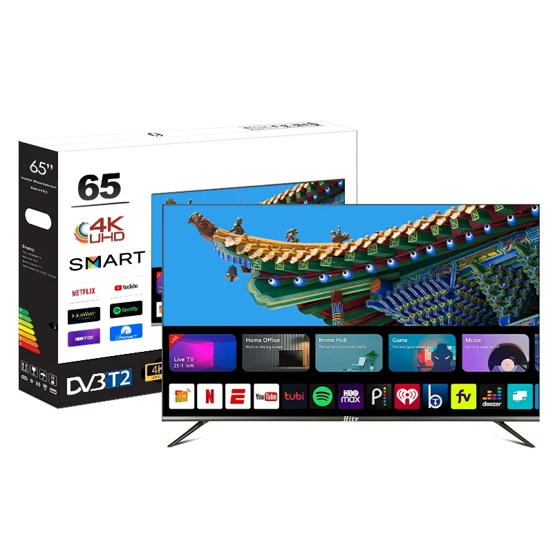 

Borderless Tv 65" UHD 4K LED Tv Android WebOs Google Smart Tv 65 Inch Television