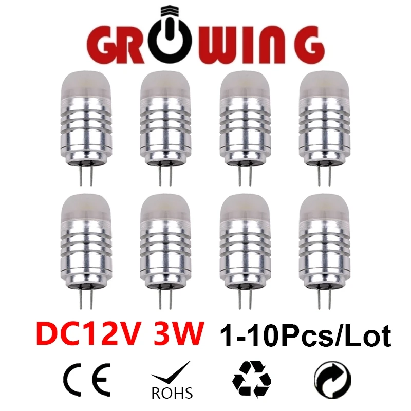 

1-10PCS LED Car light container Display light COB G4 AC/DC 12V 3W Super bright 3000K-6000K is suitable for mall display lighting