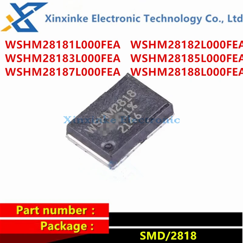 WSHM2818 1MΩ ~ 8MΩ 75ppm 7W 6W 1% 2818 Current Sense Resistors SMD 0.001ohms 7watt 0.008ohm 0.005R 0.007R 0.003R