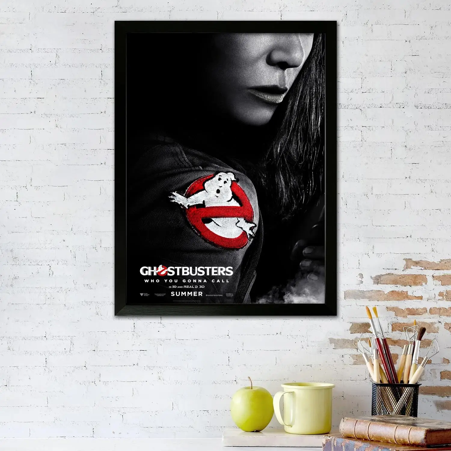 ghostbusters Canvas Art Poster and Wall Art Picture Print, Modern Family Bedroom Decor Posters,Decorative painting