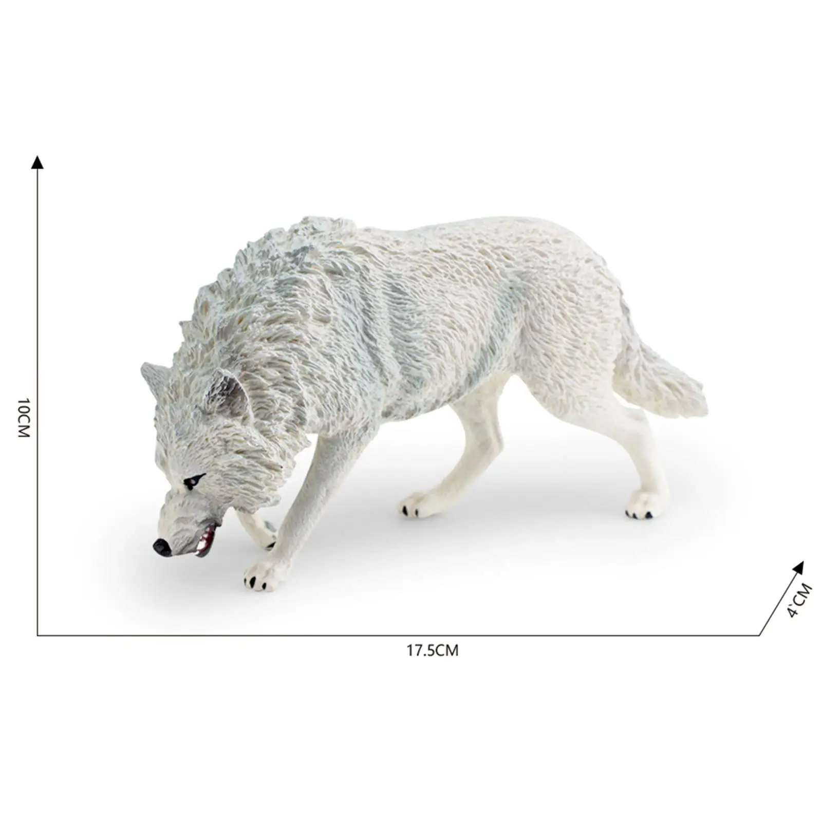 Wolf Beeldje Realistisch Dier Figuur Miniatuur Dierenspeelgoed Educatief Speelgoed Voor