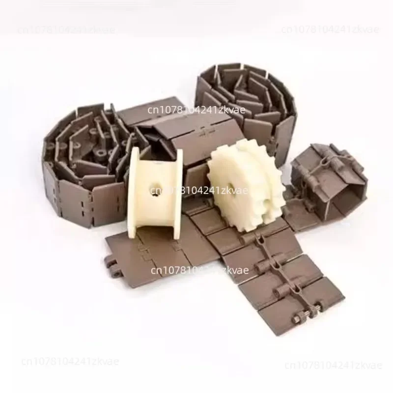 

820K325 plastic chain plate 82.6mm single hinged direct transmission flat top chain conveyor POM chain of bevera deliveryge line