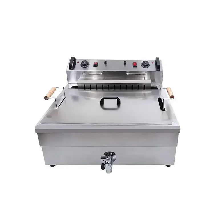 YYHC-Good Quality Commercial Stainless Steel 30L electric Deep Fryer Used for French fries and fried chicken Fryer