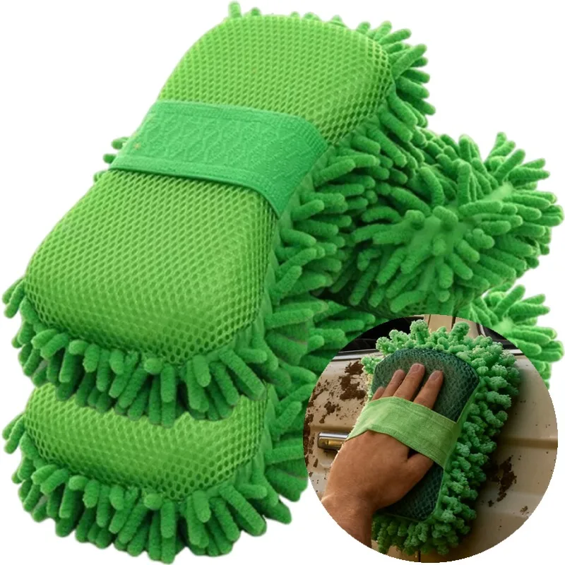 Scratch Free Car Cleaning Sponge Microfiber Wash Pad for Polishing Dusting Auto Washing Care Tool Bestseller Pro Version