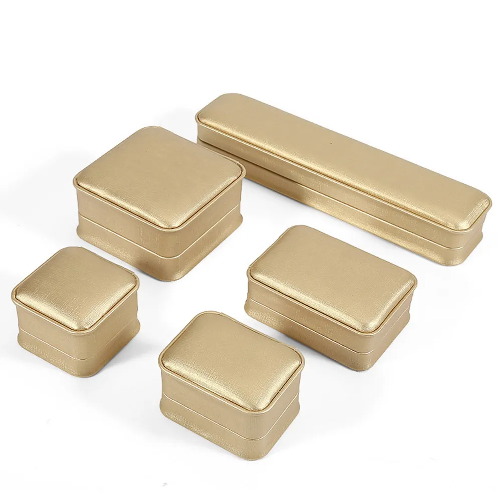 

Элитные шкатулки для украшений: роскошный футляр из ПУ для колец, подарок на свадьбу, предложение руки и сердца, помолвку, день рождения, годовщину, органайзер для хранения ювелирных изделий