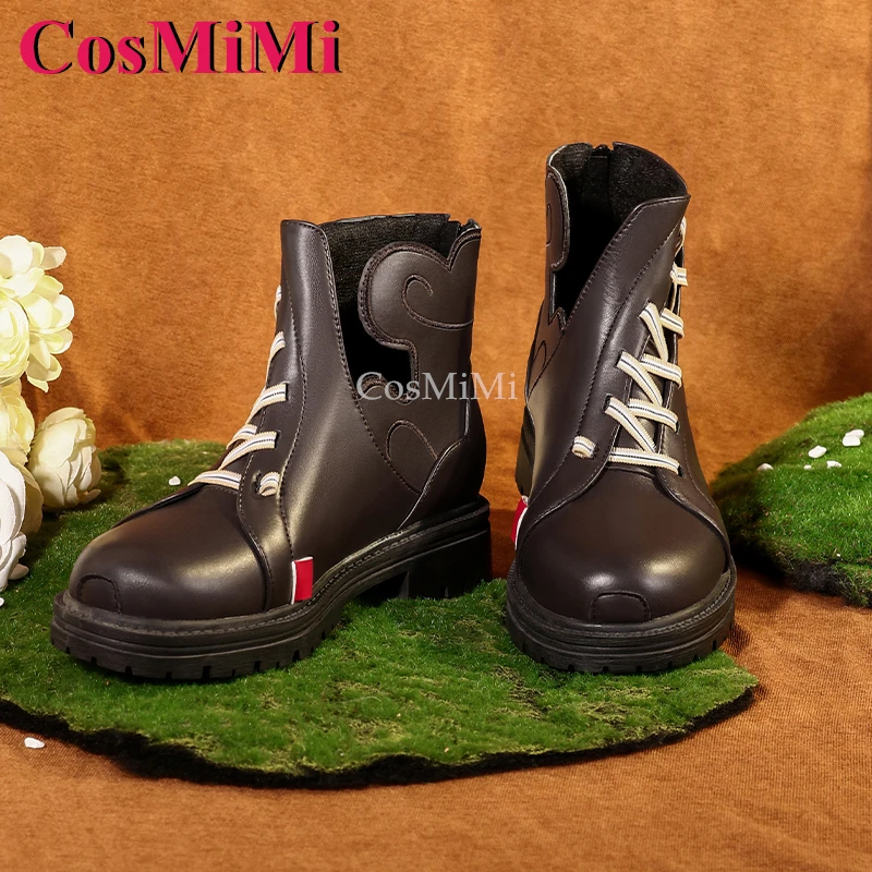 

CosMiMi Anime Game Arknights Shu Shoes Cosplay Fashion Universal Ankle Boots Daily Wear Role Accessories 36-43 size