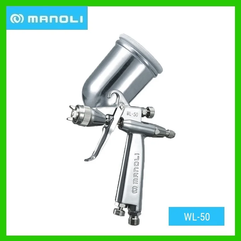 

MANOLI WL-50 Low-Pressure Hand Repaire Manual Spray Gun WL50 Mini Painting Gun With Cup For Paint Repair Pneumatic Tool