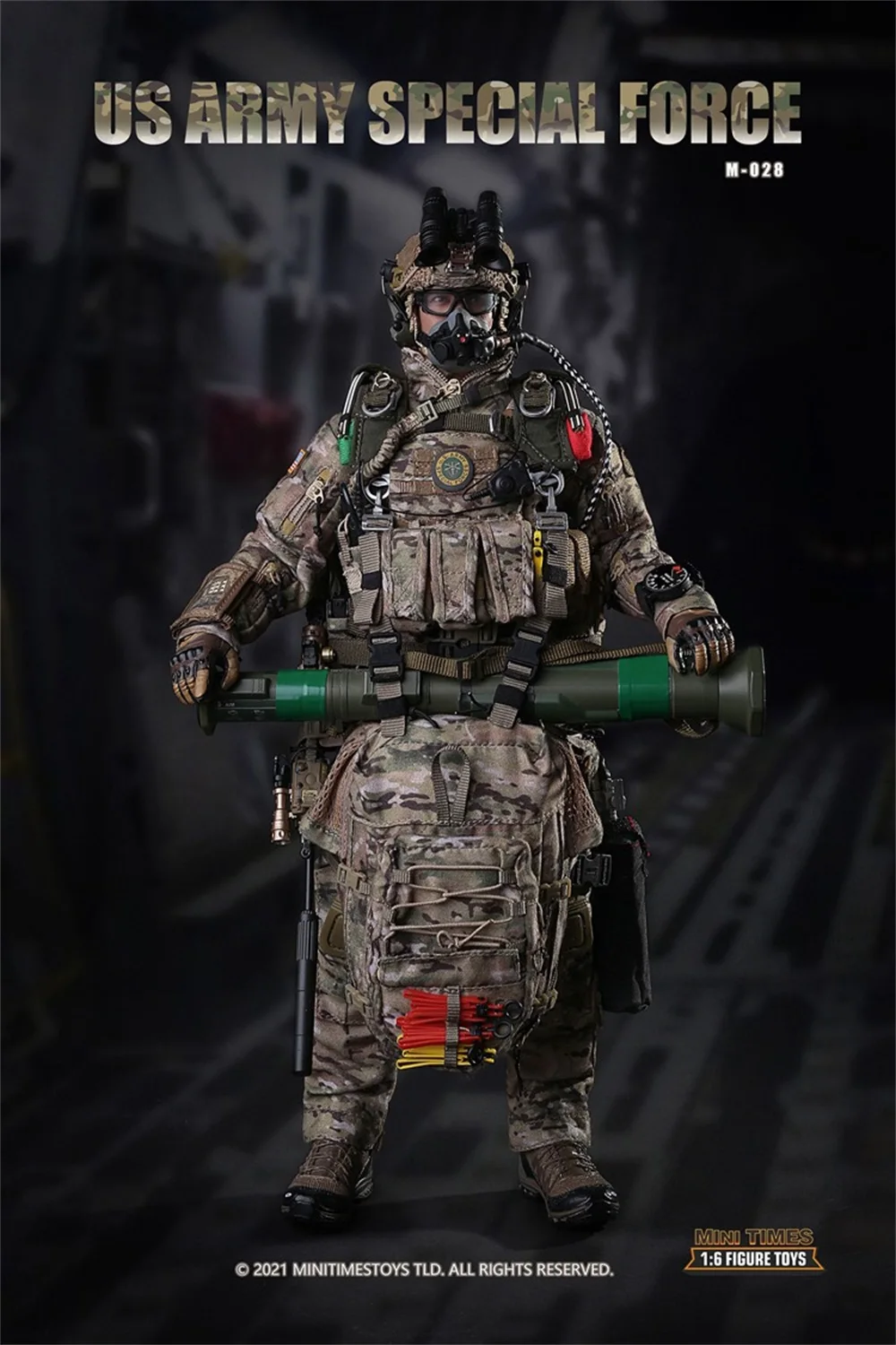 1/6 Minitimes M028 U.S. Army Special Forces Jump Full Set Moveable Action Figures Gift For Fans Collectable