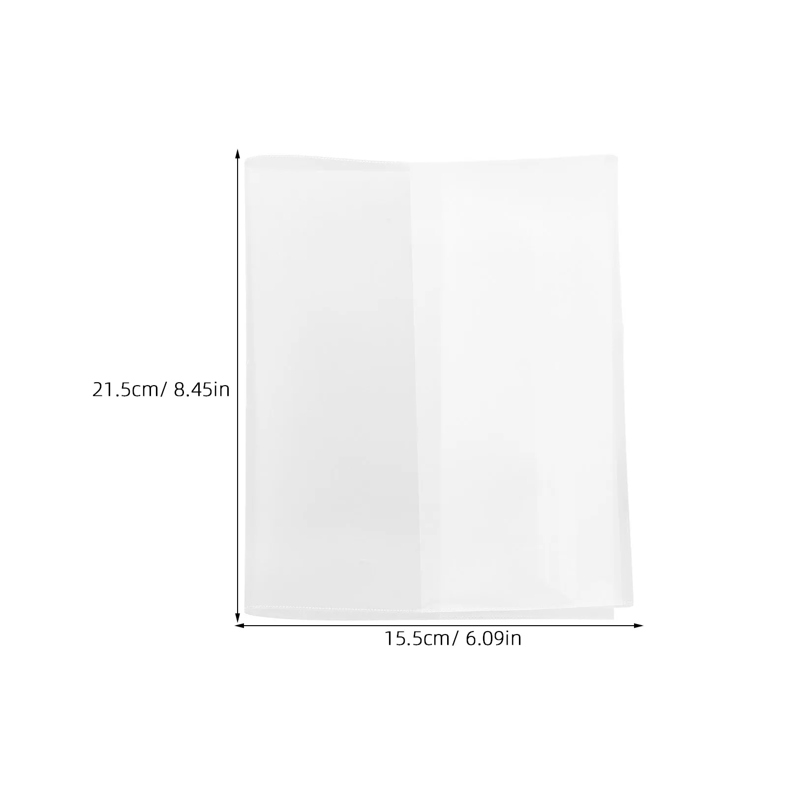 A5 Planner Cover Memo Binder A6 Diary Clear Book Sleeve Protector Photo Storage Notebooks