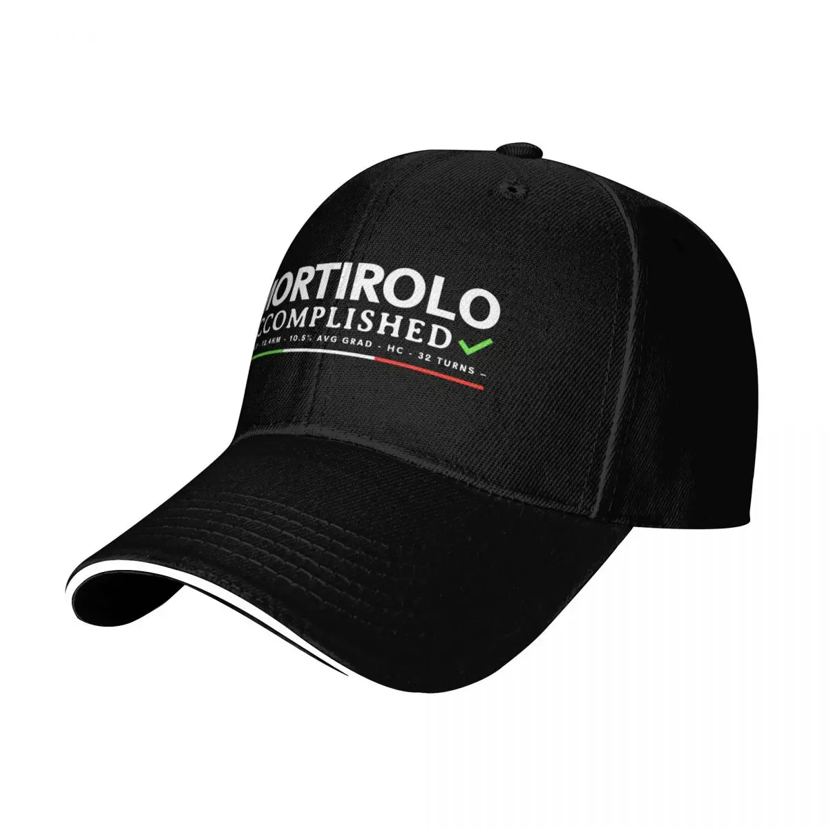Mortirolo Accomplished Baseball Cap Moisture Wicking Quick Dry Curved Brim Classic Fit Low Profile Unstructured