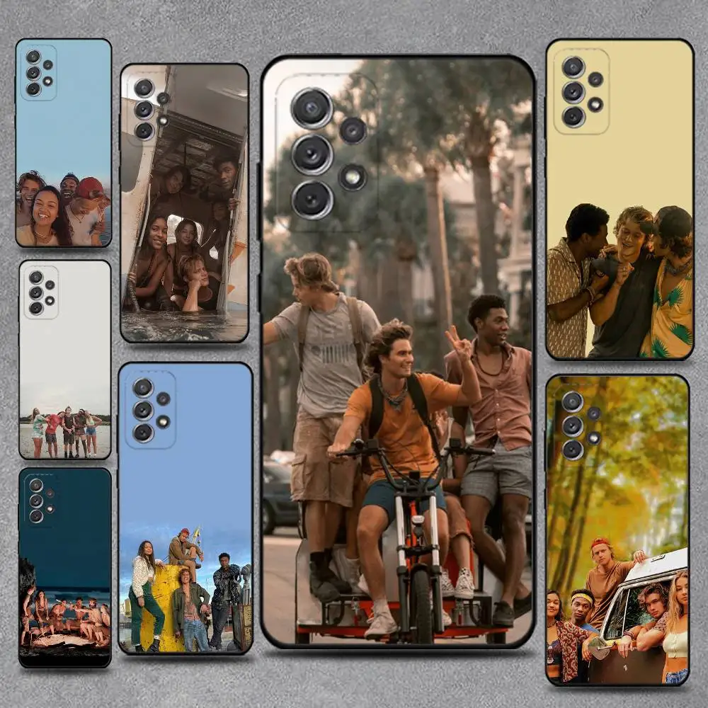 حافظة هاتف O-Outer B-Banks TV Drama لهاتف سامسونج S25، S24، S21، S22، S23، S30، Ultra، S20، Plus، Fe، Lite، Note، 10,9,5G غطاء أسود #1