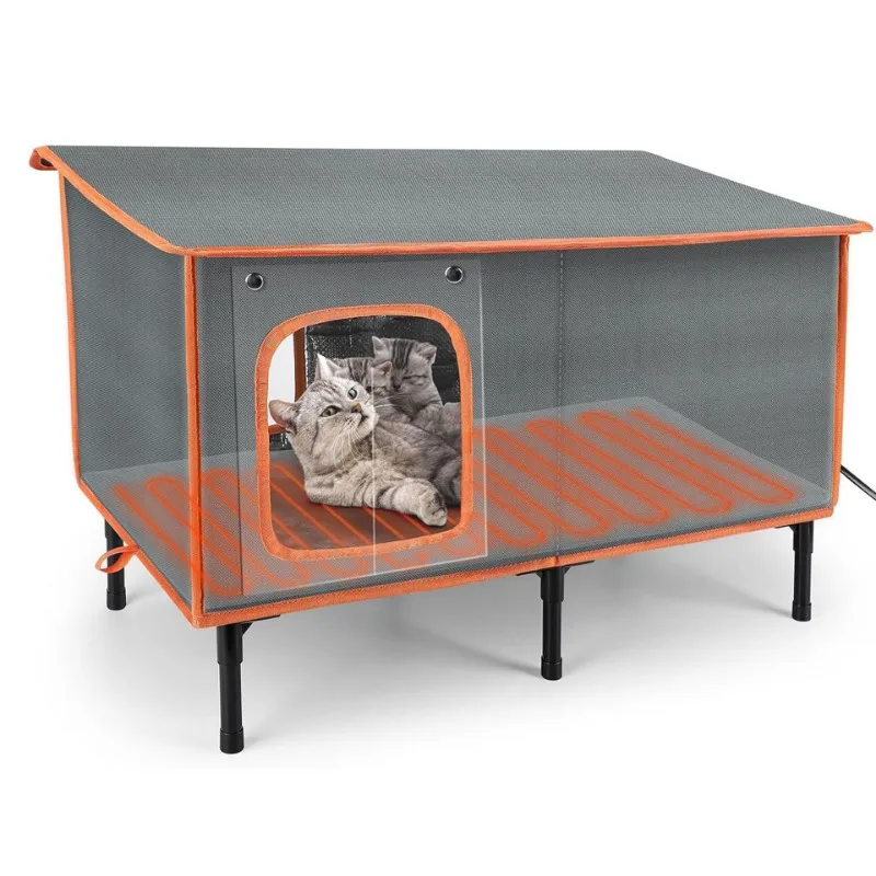 

Cat litter outdoor heating insulation waterproof foldable cat cage delivery room pet fence tent