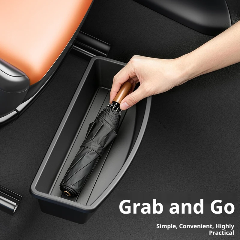 Under Seat Storage Box Universal Car Seat Bottom Organizer Box Removable Storage Box Gadget Case Universal Accessories