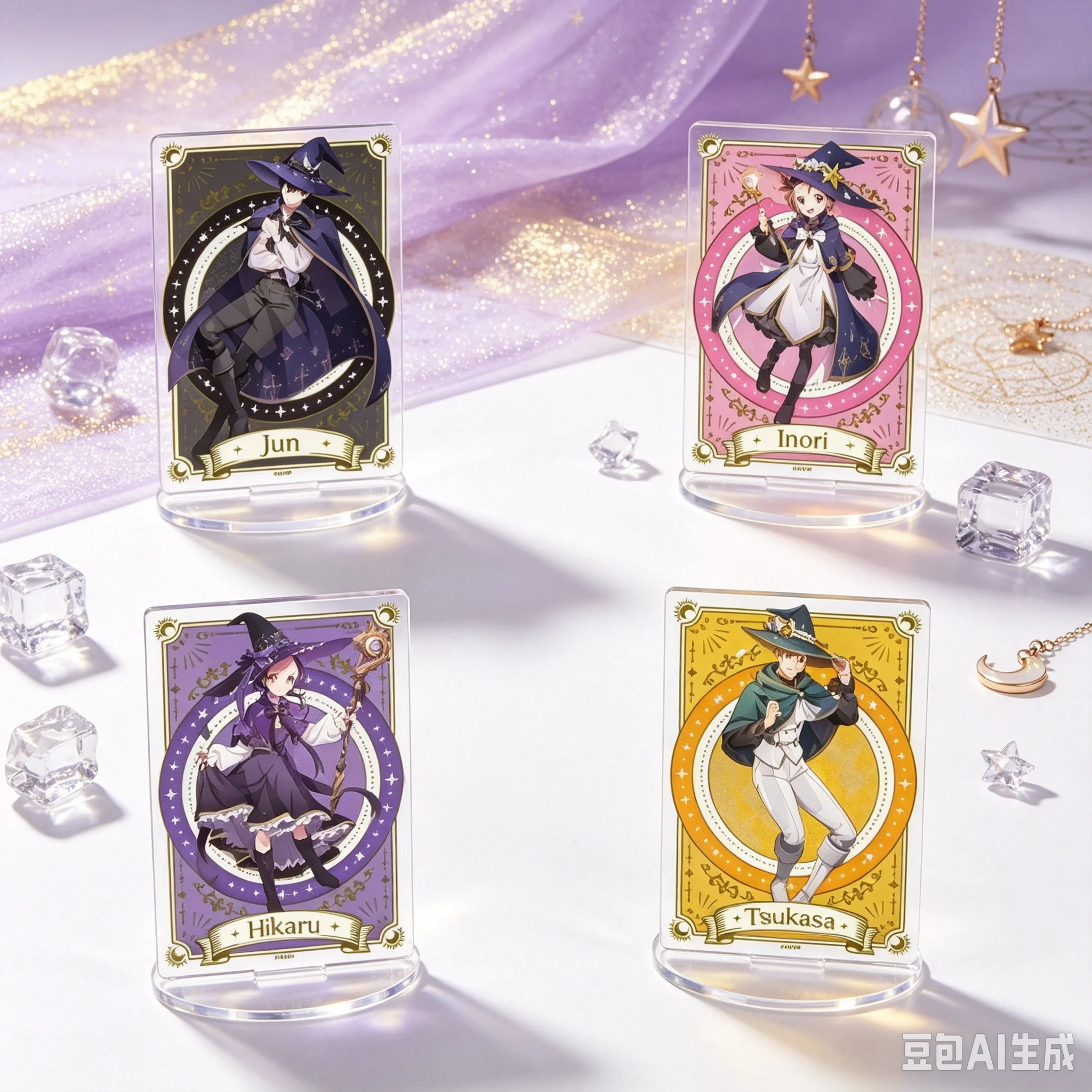 15cmAnime Medalist Acrylic Stand Model Bookshelf Decoration Lovely Products High Definition Images Bookshelf Decoration Keychain