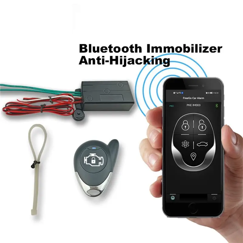 ABGI-Fahrzeugsicherheitssystem mit 12V DC-Stromversorgung, Auto-Start-Stopp-Funktion, BT-Immobilizer, Anti-Hijacking-Autoalarm u – Detail 6