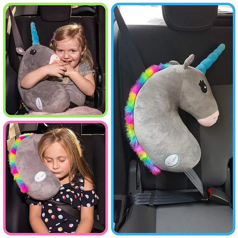 Car seat belt shoulder pillow pillow neck gift car cushion pillow cute children car sleeping