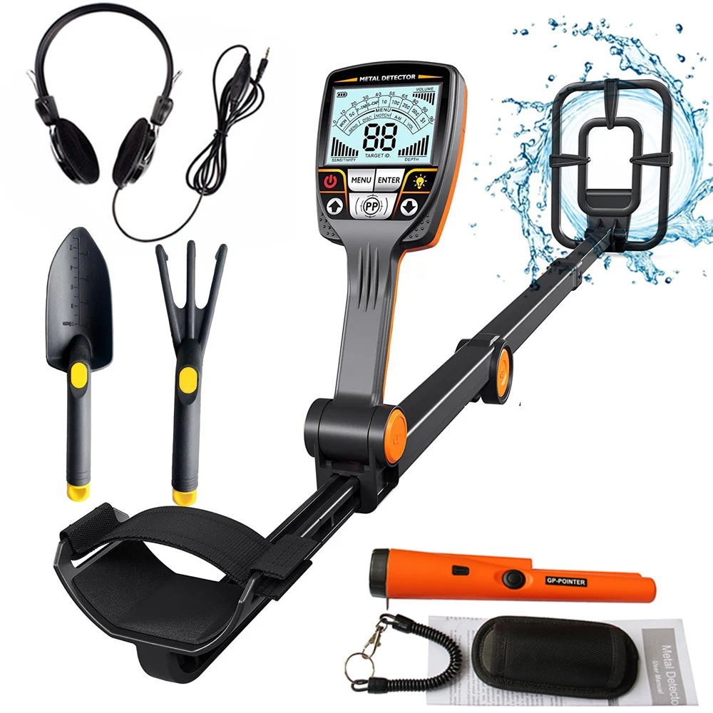 

Professional Foldable Metal Detector Waterproof Adjustable Folding Metal Detectors High Accuracy Lightweight Collapsible