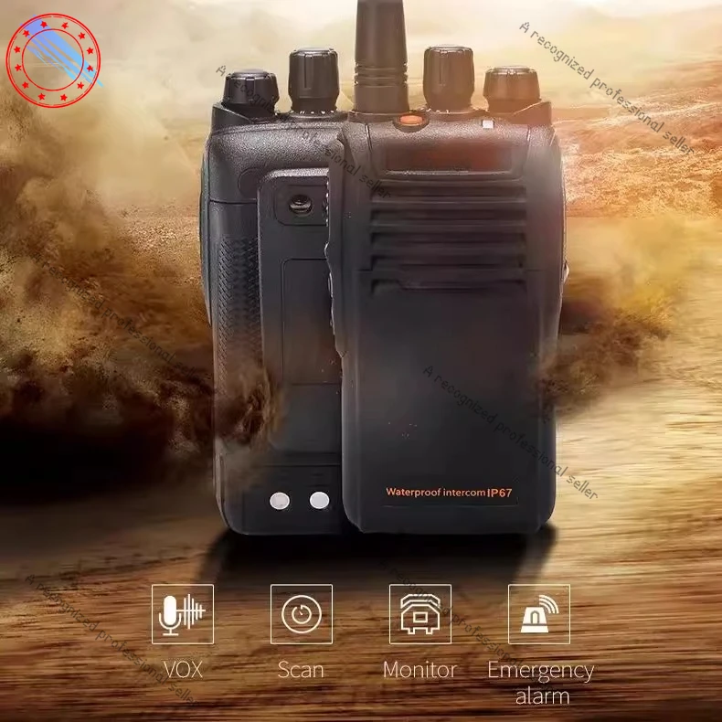 

WP-67 civil walkie-talkie, single VHF segment 136-174MHz waterproof IP67 power 5W large-capacity battery