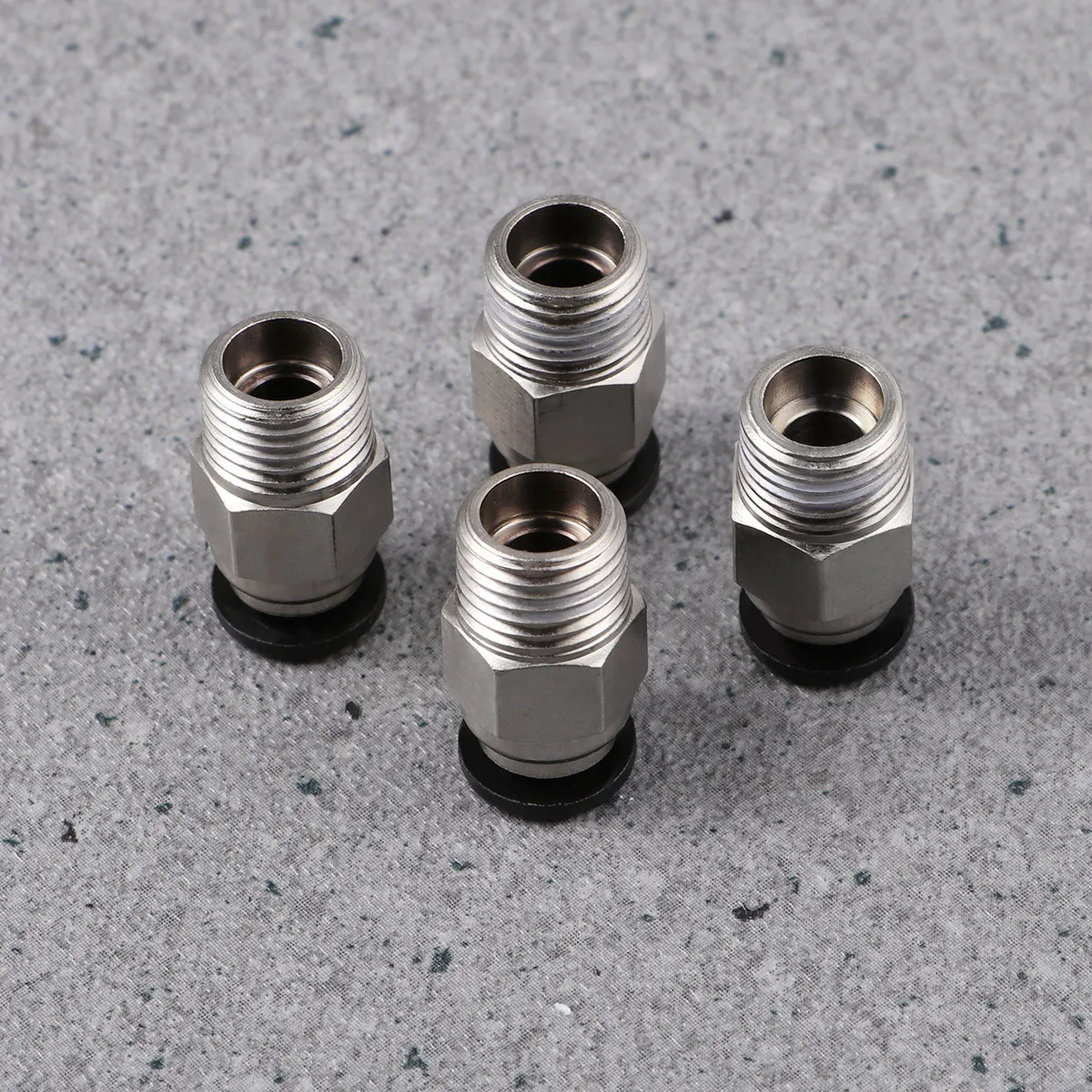 10Pcs 3D Printer Tube Connector Male Straight Pneumatic Pc4-M10 Ptfe Tube Fitting Easy Insert Quick Disconnect
